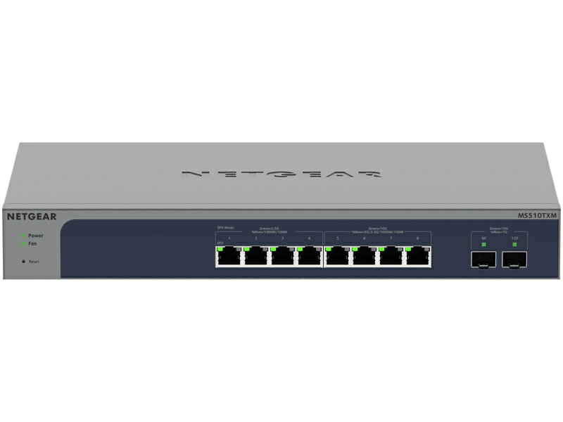 【在庫目安:あり】【送料無料】NETGEAR MS510TXM-100AJS マルチギガ8ポートSFP+ 2スロット スマートスイッチ