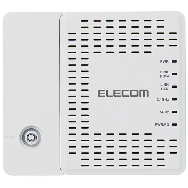 【送料無料】ELECOM WAB-S1775 法人用無線AP/ Wi-Fi6(11ax)対応 2x2/ 1201+574Mbps同時通信対応/ Webスマート/ 小型筐体【在庫目安:お取り寄せ】