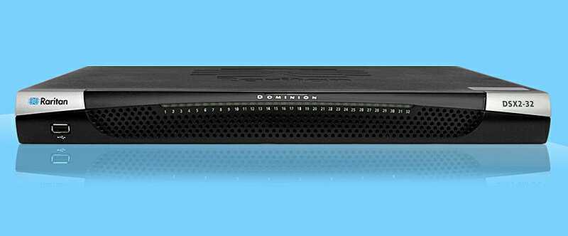 【送料無料】Raritan DSX2-32M Dominion SX II 32シリアルポート AC二重化電源 二重化ギガビットLAN ローカルコンソールポート（シリアル USB KVM) 19インチラックマウントキット モデム内蔵【在庫目安:お取り寄せ】