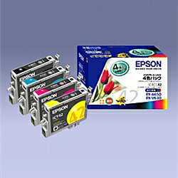 【送料無料】EPSON IC4CL42 メーカー純正 インクカートリッジ 4色パック【在庫目安:お取り寄せ】| 複合機 インク