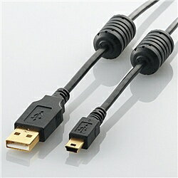 ELECOM U2C-MF05BK USB2.0ケーブル/ フェラ
