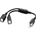 ELECOM T-ADR3BK ACアダプタ用電源延長コード/ 2P/ 2個口/ ブラック【在庫目安:お取り寄せ】