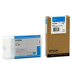 【送料無料】EPSON ICC38A メーカー純正 インクカートリッジ シアン 110ml【在庫目安:僅少】| インク インクカートリッジ インクタンク 純正 純正インク