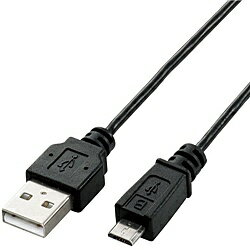 極細Micro-USB(A-MicroB)ケーブル/0.5m/ブラック ■USB(Aタイプ：オス)のインターフェイスを持つパソコンに、USB(MicroBタイプ：オス)のインターフェイスを持つスマートフォンなどの機器を接続し、充電やデータ転...