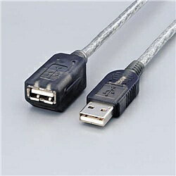 ELECOM USB-EAM2GT マグネット内蔵USB延長ケーブル(グラファイト) 2m【在庫目安:お取り寄せ】| パソコン周辺機器 USB延長ケーブル USB延長アダプタ USB延長 USB 延長 ケーブル アダプタ