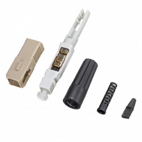 サンワサプライ HKB-AC-FSCMM 光ファイバファストSCコネクタ（マルチモード・50μm）【在庫目安:お取り..