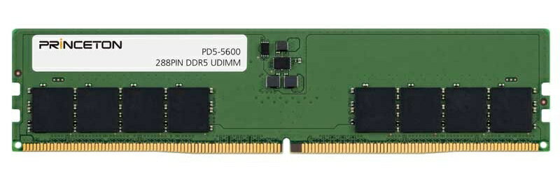 【送料無料】プリンストン PD5-5600-16G 16GB DDR5-5600 288PIN UDIMM【在庫目安:お取り寄せ】