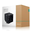 【送料無料】Deepcool R-AK620-BKNNMT-G-1 空冷CPU FAN (AK620 ZERO DARK) /Intel LGA2066/ 2011-v3/ 2011/ 1700/ 1200/ 1151/ 1150/ 1155 /AMD AM5/ AM4 ソケット対応【在庫目安:お取り寄せ】