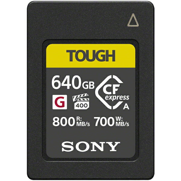 【送料無料】SONY(VAIO) CEA-G640T CFexpress Type A メモリーカード 640GB【在庫目安:お取り寄せ】