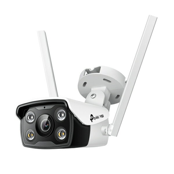 TP-LINK VIGI C340-W(4mm)(UN) VIGI 4MP屋外用バレット型フルカラーネットワークWi-Fiカメラ(4mm)| カメラ ネットワークカメラ ネカメ 監視カメラ 監視 屋外 録画