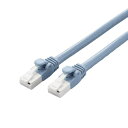 【送料無料】ELECOM LD-GPAT/BU2/RS1 LANケーブル/ CAT6A対応/ EU RoHS指令準拠/ 爪折れ防止/ 簡易パッケージ仕様/ 2m/ ブルー/ 10個セット【在庫目安:お取り寄せ】