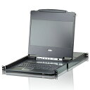 【送料無料】ATEN CL6708MWJJL フルHDワイド対応8ポートUSB DVI KVMドロワー【在庫目安:お取り寄せ】| オフィス オフィス家具 コンソ...