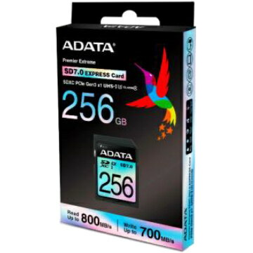 【送料無料】A-DATA Technology ASD256GEX3L1-C Premier Extreme SDXC 256GB PCIe Gen3 U3 C10 V30【在庫目安:お取り寄せ】