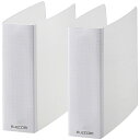 ELECOM CCD-B01WCR 不織布ケース専用バインダー/ 2冊セット/ 24枚収納/ クリア【在庫目安:お取り寄せ】