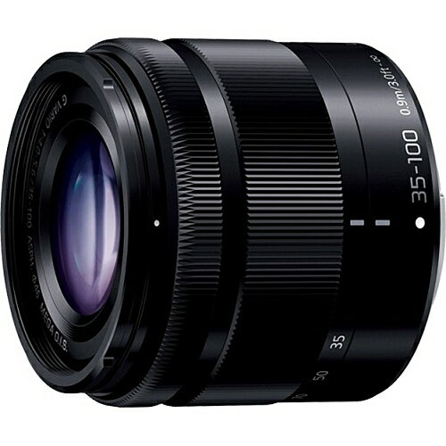 【送料無料】Panasonic H-FS35100-K デジタル一眼カメラ用交換レンズ LUMIX G VARIO 35-100mm/ F4.0-5.6 ASPH./ MEGA O.I.S. （ブラック）【在庫目安:お取り寄せ】| カメラ ズームレンズ 交換レンズ レンズ ズーム 交換 マウント