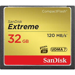 【送料無料】SanDisk SDCFXSB-032G-J61 エクストリーム コンパクトフラッシュカード 32GB【在庫目安:お取り寄せ】