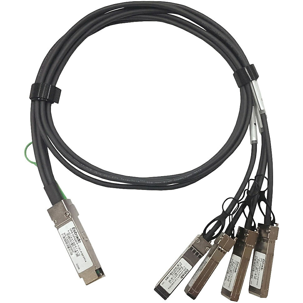 【送料無料】TEKWIND OPQSFP-T-03-P/SFPP/4 QSFP+/ 4×SFP+コネクタ付Twinaxダイレクトアタッチケーブル 3m【在庫目安:お取り寄せ】