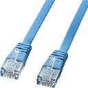 サンワサプライ KB-FL6-10LBN カテゴリ6フラットケーブル(10m・ライトブルー)【在庫目安:お取り寄せ】| パソコン周辺機器 ケーブル フラットケーブル フラット ストレート(2)