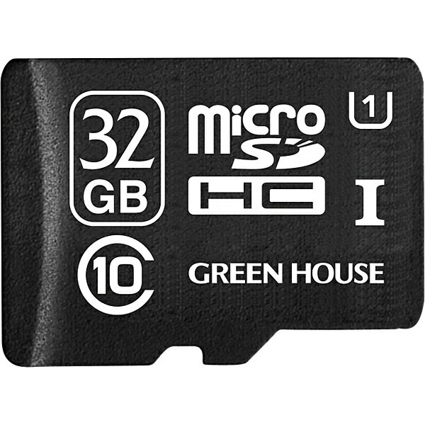 ̵GREEN HOUSE GH-SDMRHC10UDA-32G microSDHC 32GB UHS-I 饹10 +ǡ...