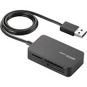 ELECOM MR-A39NBK メモリリーダライタ/ SD+MS+CF対応/ ブラック【在庫目安:お取り寄せ】| パソコン周辺機器 メモリカードリーダー メモリーカードライター メモリカード リーダー カードリーダー カード