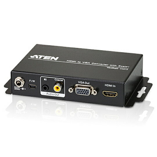 【送料無料】ATEN VC812 スケーラー搭載HDMI to オーディオ・VGAコンバーター【在庫目安:お取り寄せ】
