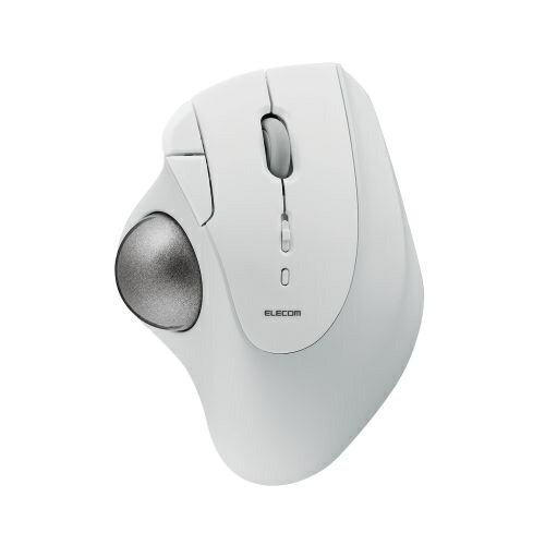 【在庫目安:あり】【送料無料】ELECOM M-IT10BRWH トラックボールマウス/ IST/ 36mmボール/ 親指/ 人工ルビー支持/ Bluetooth/ 5ボタン/ ホワイト