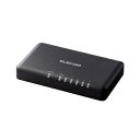 【在庫目安:あり】【送料無料】ELECOM EHC-G05PA2-SB Giga対応スイッチングハブ/ 5ポート/ プラスチック筐体/ 小型/ ブラック(2)