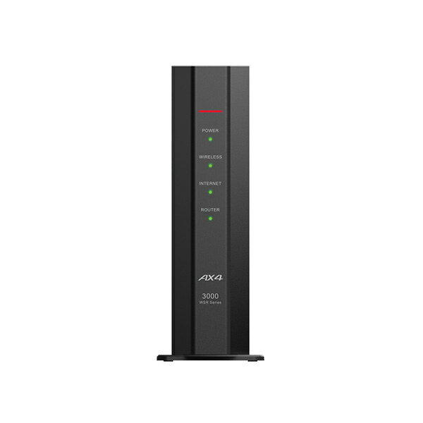 【在庫目安:あり】【送料無料】バッファロー WSR-3000AX4P-BK 無線LAN親機 11ax/ ac/ n/ a/ g/ b 2401+573Mbps ブラック
