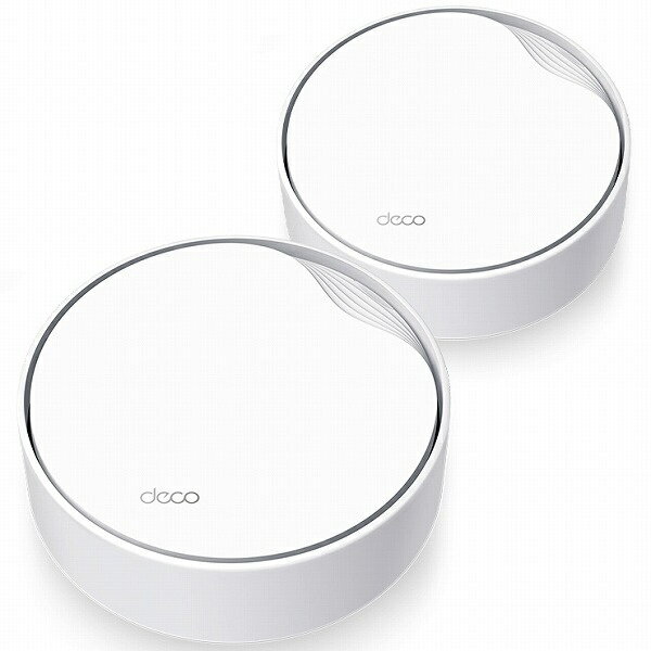 【送料無料】TP-LINK Deco X50-PoE(2-pack)(US) AX3000 PoE対応メッシュWi-Fi 6システム（2パック）【在庫目安:僅少】