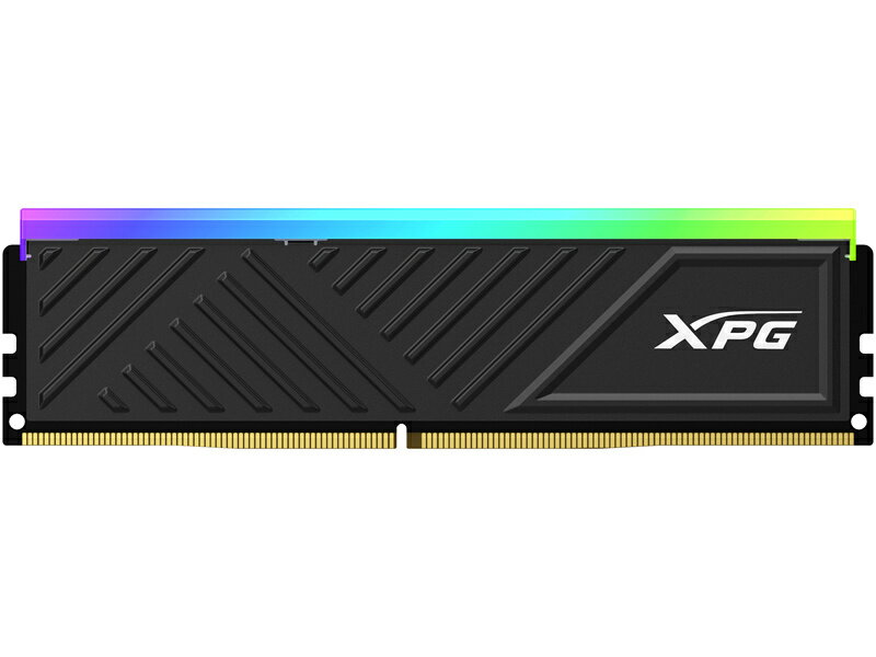 【送料無料】A-DATA Technology AX4U36008G18I-SBKD35G XPG SPECTRIX D35G BLACK DDR4-3600MHz U-DIMM 8GB RGB SINGLE TRAY【在庫目安:お取り寄せ】 その1