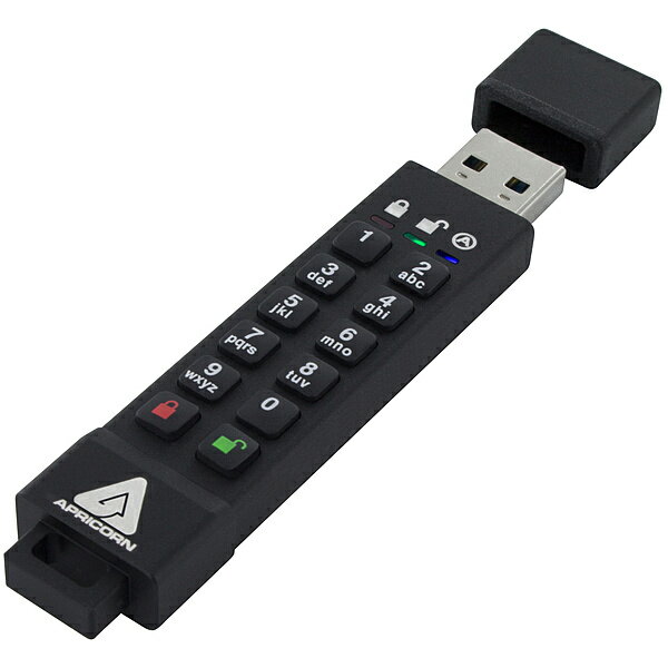 【送料無料】Apricorn ASK3Z-64GB Aegis Secure Key 3Z - USB3.0/ 3.1 Flash Drive 64GB【在庫目安:お取り寄せ】