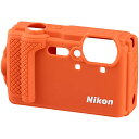 Nikon CF-CP3OR シリコンジャケット オレンジ【在庫目安:お取り寄せ】| カメラ カバー ケース ポーチ 収納 カメラ ビデオカメラ(2)