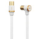 【送料無料】ELECOM DH-ATLS48K70WH アンテナケーブル/ 4K8K対応/ L-S型/ 長尺/ 7.0m/ ホワイト【在庫目安:お取り寄せ】(2)