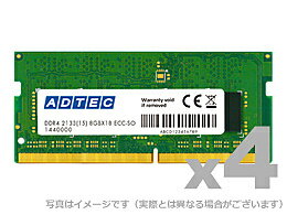 【送料無料】アドテック ADM2400N-H8G4 Mac用 DDR4-2400 260pin SO-DIMM 8GB×4枚【在庫目安:お取り寄せ】