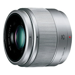 楽天デジタル百貨店PodPark楽天市場店【送料無料】Panasonic H-H025-S デジタル一眼カメラ用交換レンズ LUMIX G 25mm/ F1.7 ASPH. （シルバー）【在庫目安:お取り寄せ】| カメラ 単焦点レンズ 交換レンズ レンズ 単焦点 交換 マウント ボケ