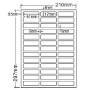 【送料無料】ナナクリエイト CL99 レーザープリンタ用マルチタイプラベル(39面) 普通紙タイプ【在庫目安:お取り寄せ】| ラベル シール シート シール印刷 プリンタ 自作