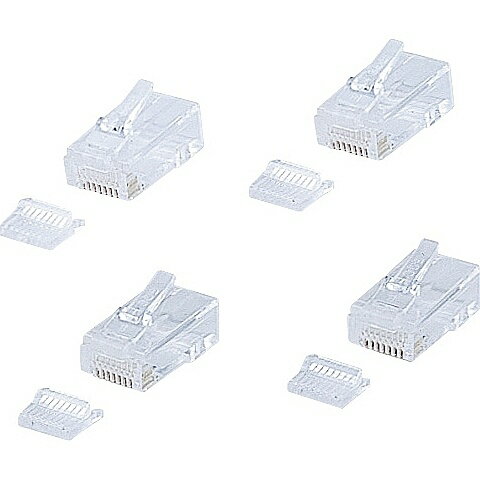 RJ-45コネクタ（より線・超フラットケーブル用・10個入り）