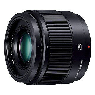 【送料無料】Panasonic H-H025-K デジタル一眼カメラ用交換レンズ LUMIX G 25mm/ F1.7 ASPH. （ブラック）【在庫目安:お取り寄せ】| カメラ 単焦点レンズ 交換レンズ レンズ 単焦点 交換 マウント ボケ