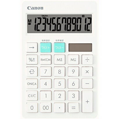 Canon 5049C001 電卓 HS-1200TC-WH JPN SOB ホワイト【在庫目安:お取り寄せ】| 事務機 電卓 計算機 電子卓上計算機 小型 演算 計算 税計算 消費税 税 Canon 5049C001 電卓 HS-1200TC-WH JPN SOB ホワイト【在庫目安:お取り寄せ】| 事務機 電卓 計算機 電子卓上計算機 小型 演算 計算 税計算 消費税 税