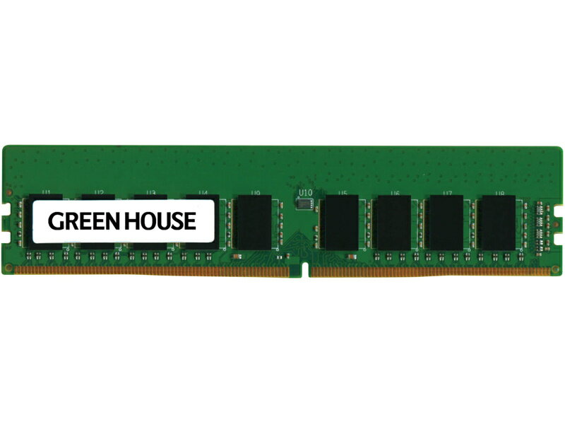 ̵GREEN HOUSE GH-DS2666ECA8-16G ѥ꡼ PC4-21300DDR4-2666MHzб ECC Unbuffered DIMM 16GBں߸ܰ:󤻡