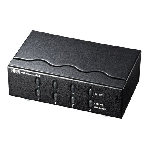 【送料無料】サンワサプライ SW-EV4N2 ディスプレイ切替器（ミニD-sub（HD）15pin用）・4回路【在庫目安:お取り寄せ】