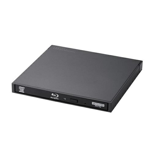 【送料無料】Logitec LBD-PWB6U3CSBK ポータブルBlu-rayディスクドライブ/ USB3.2 Gen1/ スリム/ 再生&書き込みソフト付/ UHDBD対応/ Type-C&Type-Aケーブル付属/ ブラック【在庫目安:お取り寄せ】