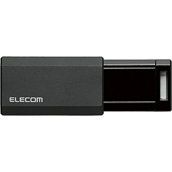 【送料無料】ELECOM MF-PKU3064GBK USB3.1(Gen1)対応メモリー/ ノック式/ オートリターン機能付/ 64GB/ ブラック【在庫目安:お取り寄せ】| パソコン周辺機器