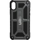 【送料無料】プリンストン UAG-IPHX-P-GR URBAN ARMOR GEAR社製 iPhone X用 Monarch ケース （グラファイト）【在庫目安:お取り寄せ】