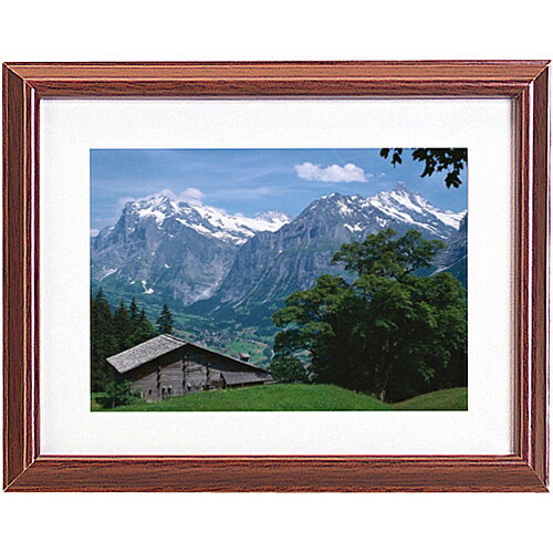 浅沼商会 815606 KING 木製額 すずかぜ ブラウン キャビネ【在庫目安:お取り寄せ】