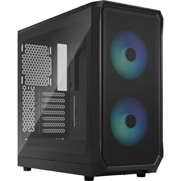 【送料無料】Fractal Design FD-C-FOC2A-03 ミドルタワー型PCケース Focus 2 RGB Black TG Clear Tint【在庫目安:お取り寄せ】