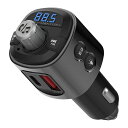 カシムラ KD-229 Bluetooth FMトランスミッター フルバンド USB2ポート 自動判定【在庫目安:お取り寄せ】(2)