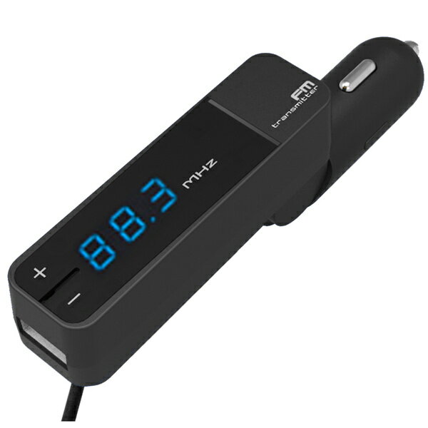 カシムラ KD-191 FMトランスミッター フルバンド USB1ポート 2.4A【在庫目安:お取り寄せ】