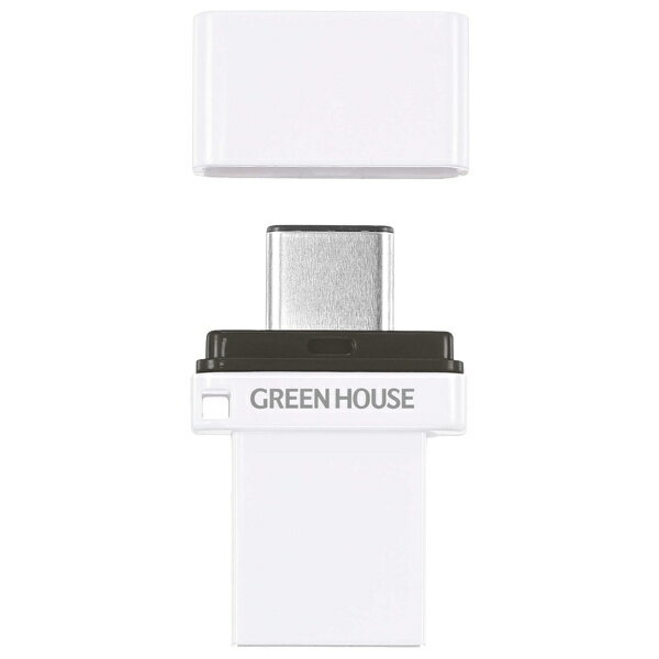 【送料無料】GREEN HOUSE GH-UF3CB32G-WH Type-C/ A USB3.2 Gen1メモリー 32GB【在庫目安:お取り寄せ】| パソコン周辺機器 USBメモリー USBフラッシュメモリー USBメモリ USBフラッシュメモリ USB メモリ