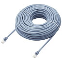 ELECOM LD-GPAT/BU30/RS LANケーブル/ CAT6A対応/ EU RoHS指令準拠/ 爪折れ防止/ 簡易パッケージ仕様/ 30m/ ヨリ線/ ブルー